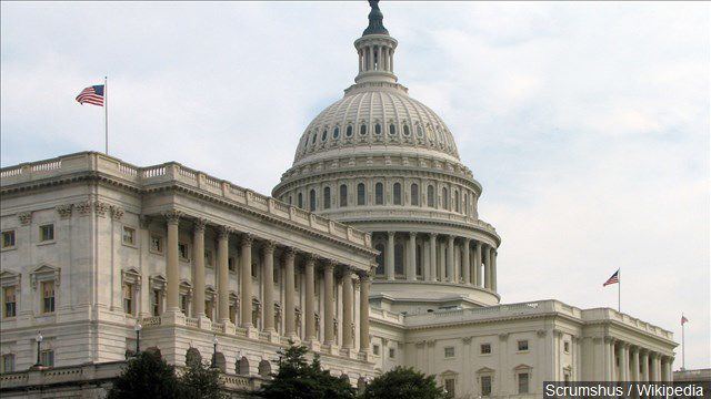 Senate side of Capitol building